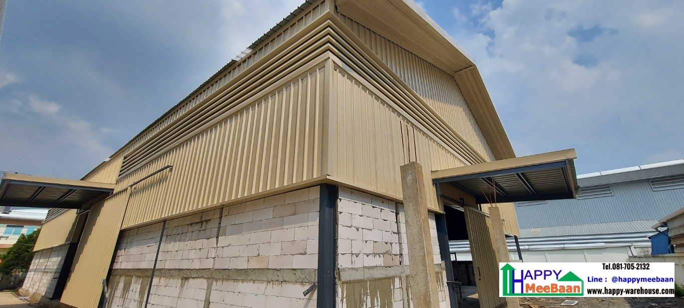 แนวคิด ในการออกแบบความสูงก่ออิฐ งานโกดัง