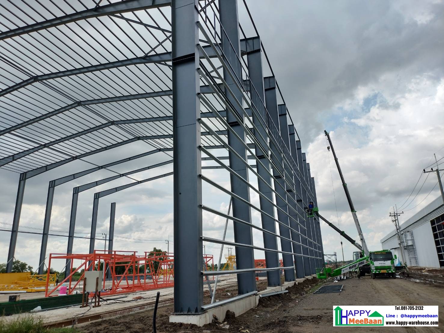 สร้างโกดังขนาดใหญ่ สร้างโรงงานขนาดใหญ่