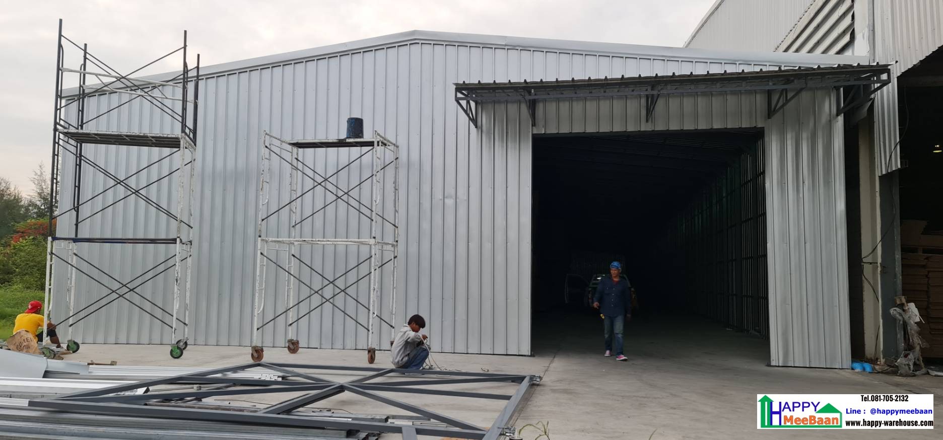 รับสร้างโกดังราคาถูก