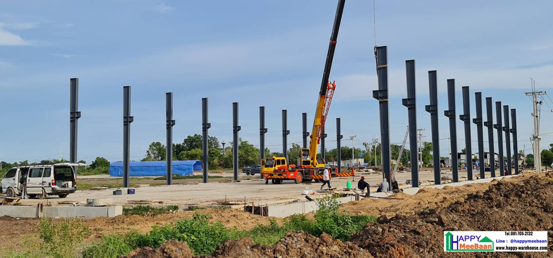 สร้างโกดังขนาดใหญ่ สร้างโรงงานขนาดใหญ่