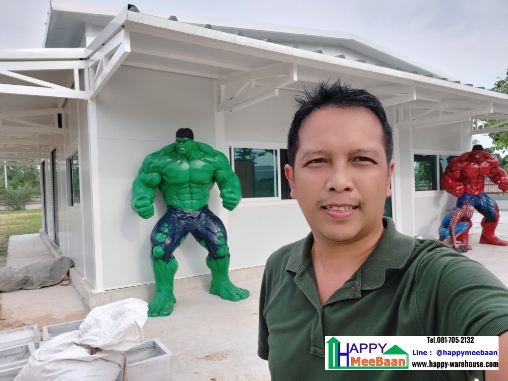 สร้างคลังเก็บสินค้า Sandwich panel Isowall ,EPS