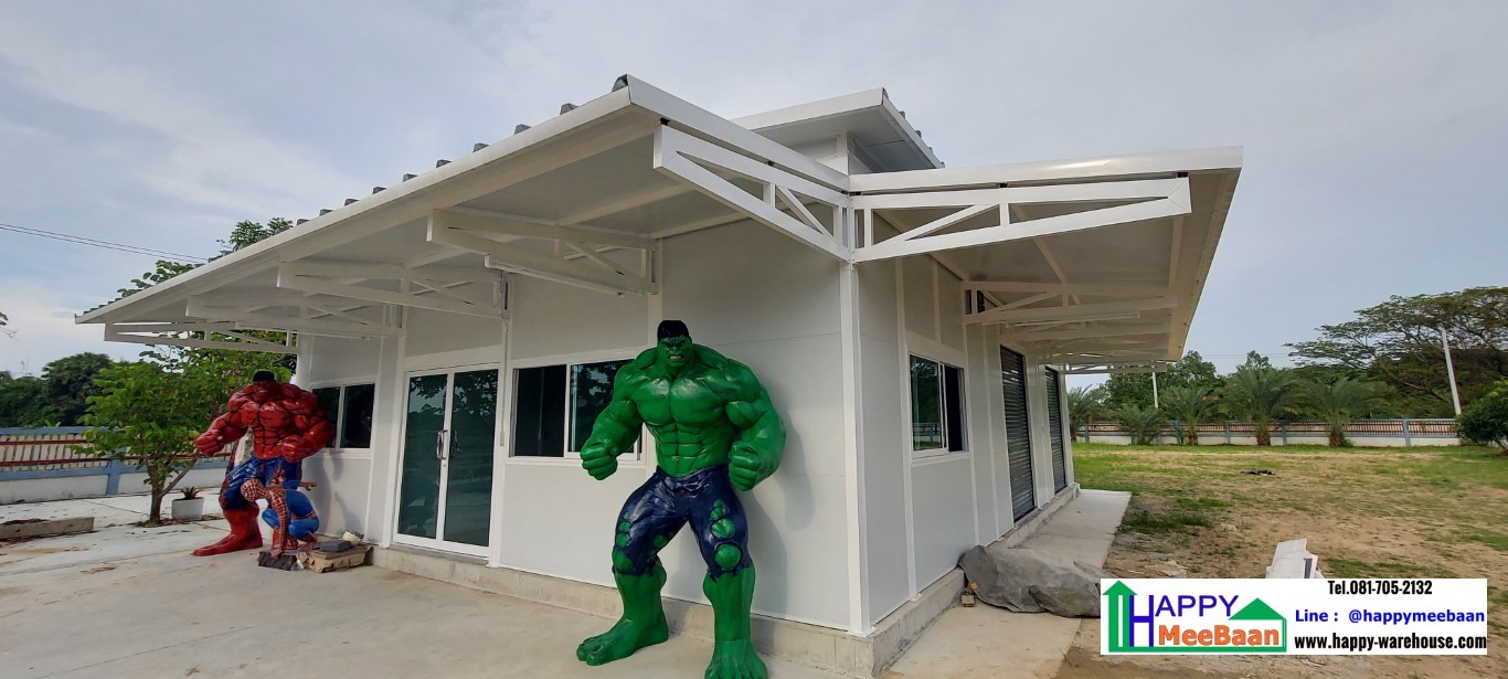 สร้างคลังเก็บสินค้า Sandwich panel Isowall ,EPS