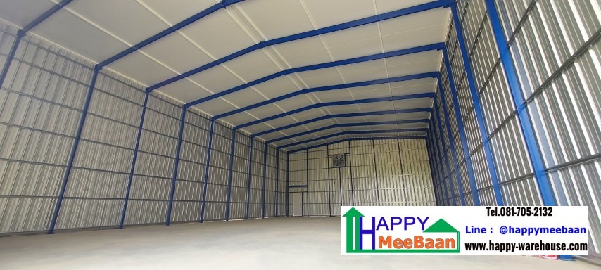 สร้างโกดังหลังคาSandwich Panel /EPS