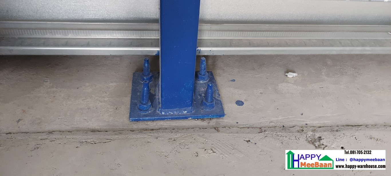 สร้างโกดังหลังคาSandwich Panel /EPS