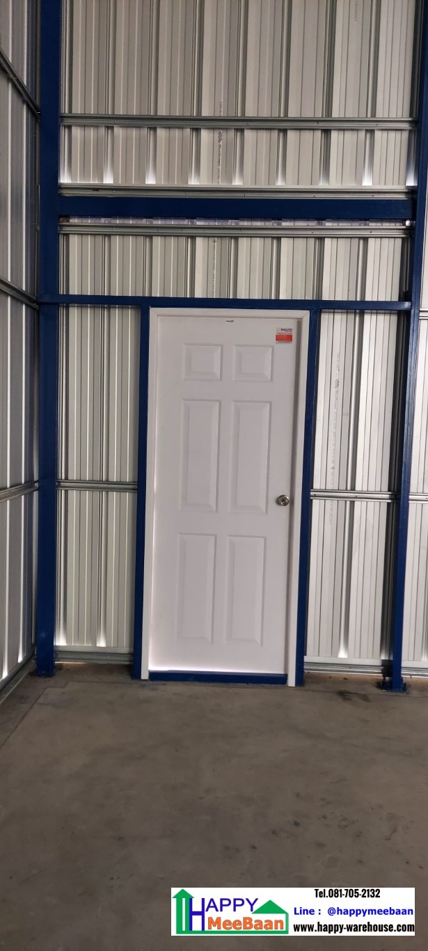 สร้างโกดังหลังคาSandwich Panel /EPS