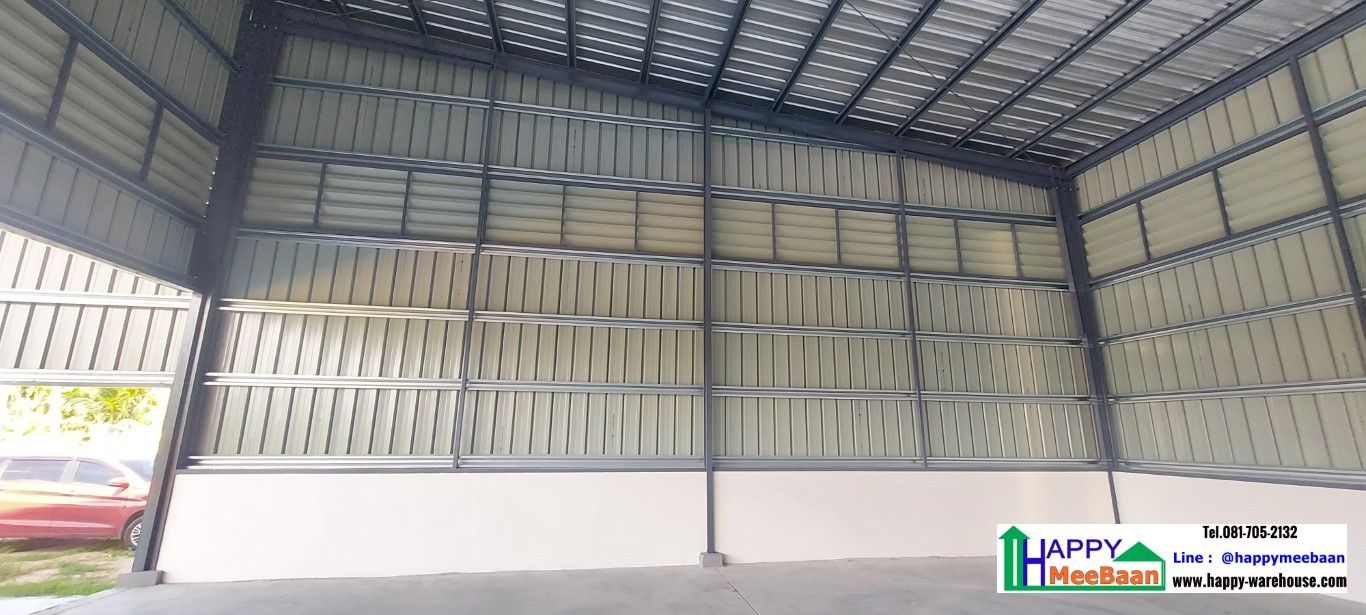 สร้างโกดังสร้างร้านค้าโครงสร้างเหล็ก