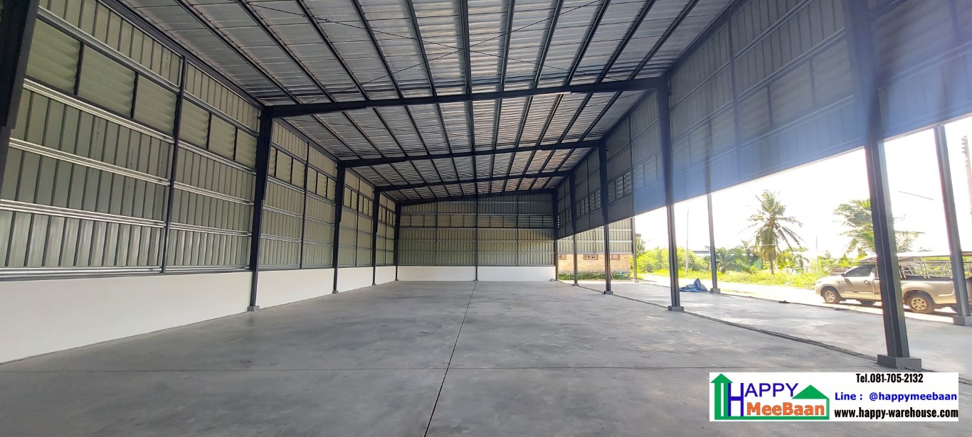 สร้างโกดังสร้างร้านค้าโครงสร้างเหล็ก