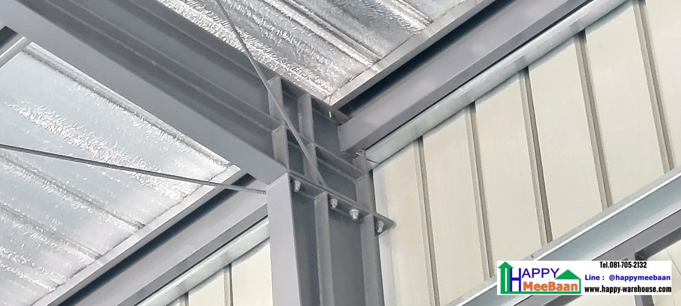 สร้างโกดังสร้างร้านค้าโครงสร้างเหล็ก