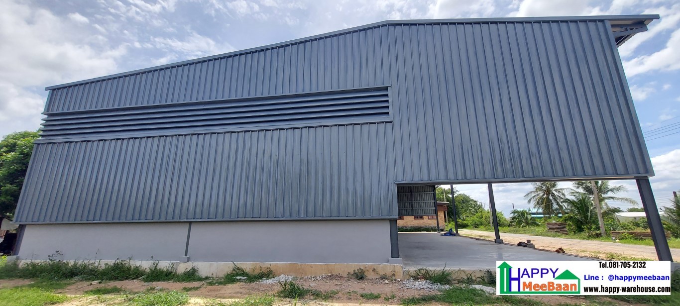 สร้างโกดังสร้างร้านค้าโครงสร้างเหล็ก