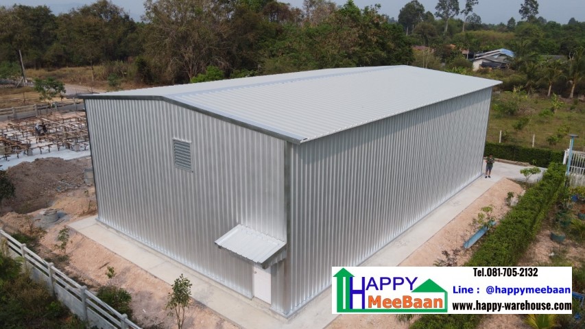 สร้างโกดังหลังคาSandwich Panel /EPS