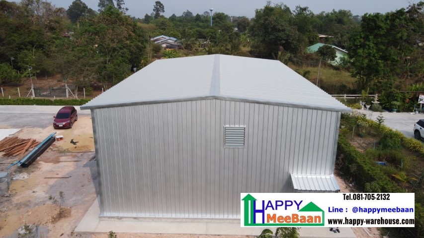 สร้างโกดังหลังคาSandwich Panel /EPS