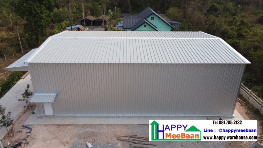 สร้างโกดังหลังคาSandwich Panel /EPS