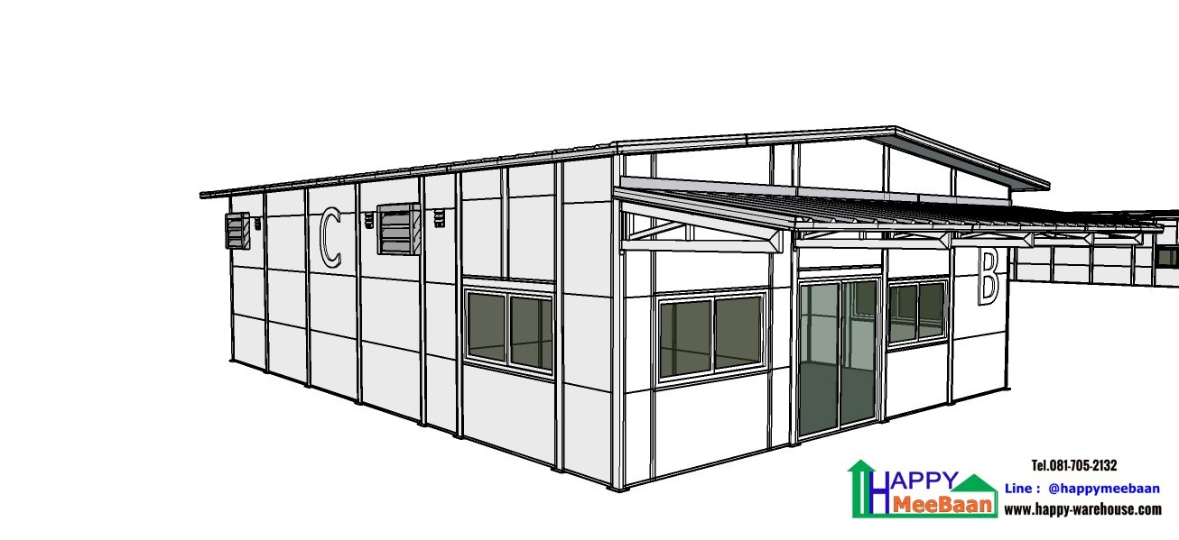 สร้างคลังเก็บสินค้า Sandwich panel Isowall ,EPS