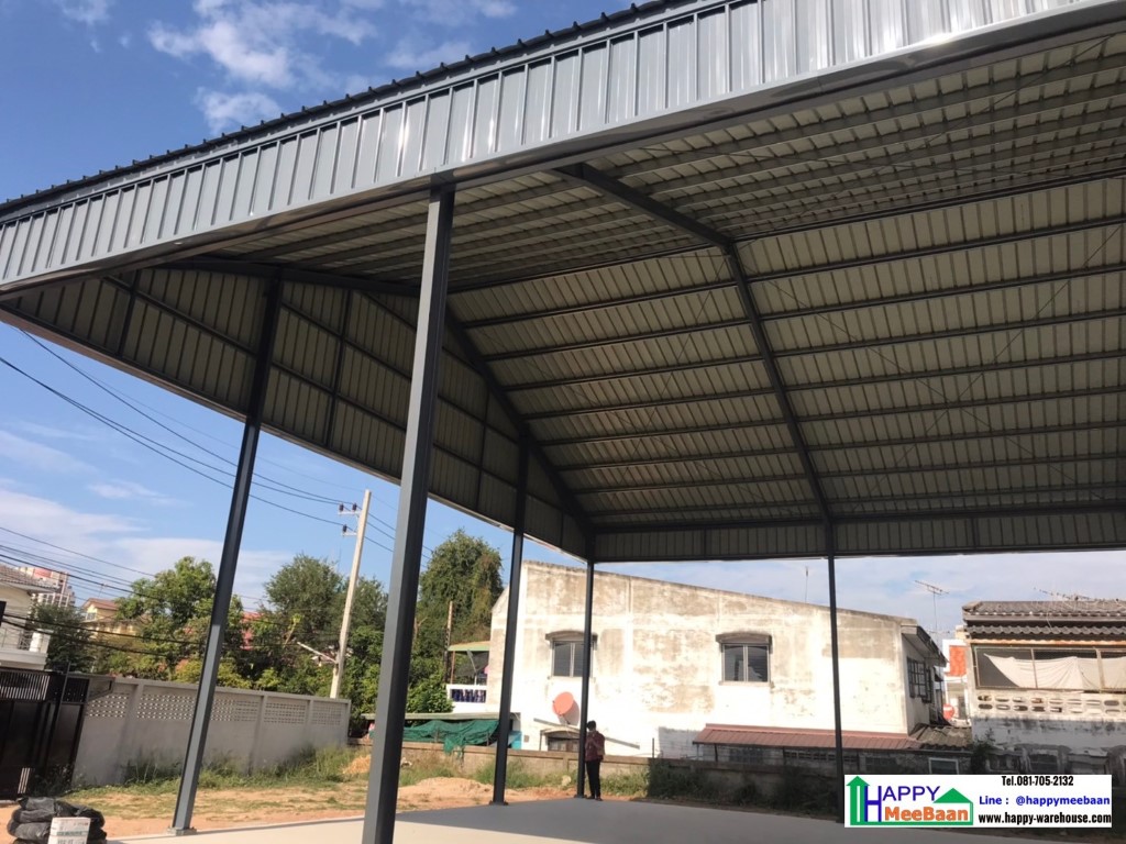 รับสร้างโกดังหลังคาทรงนอร์ดิก