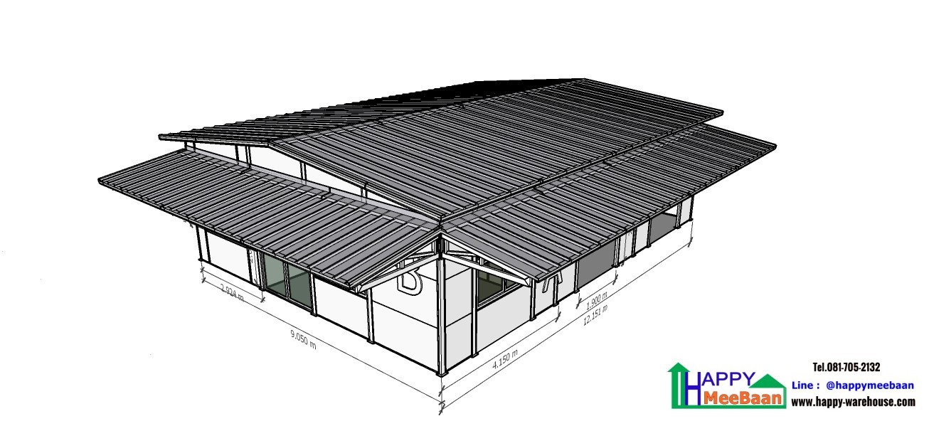 สร้างคลังเก็บสินค้า Sandwich panel Isowall ,EPS