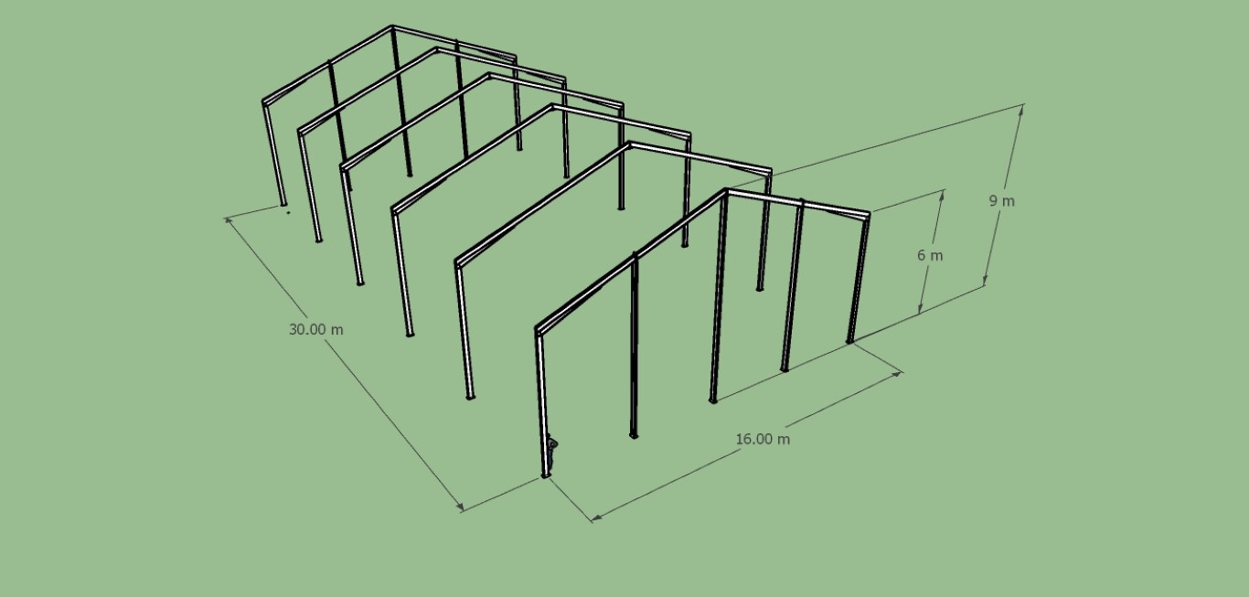 รับสร้างโกดังหลังคาทรงนอร์ดิก