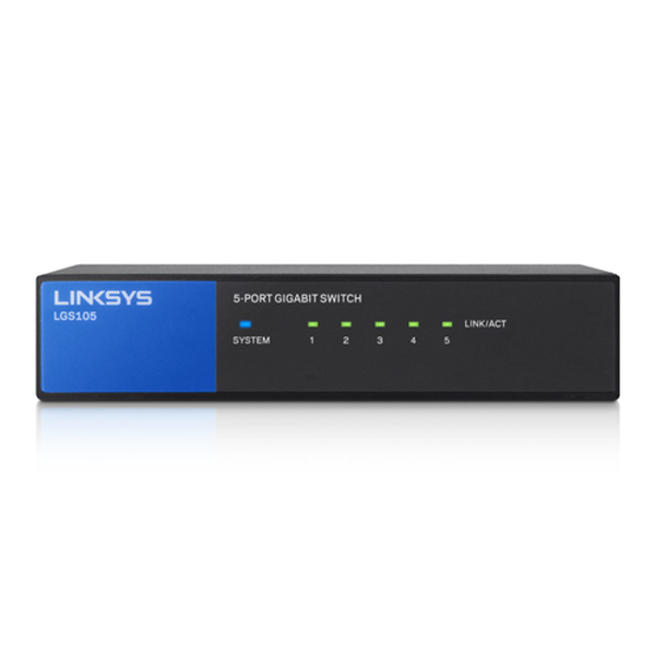 Linksys LGS105 5-Port Desktop Gigabit Switch