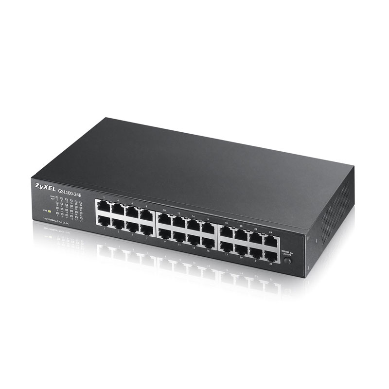 ZyXEL GS1100-24E 24 Port GbE Unmanaged Switch