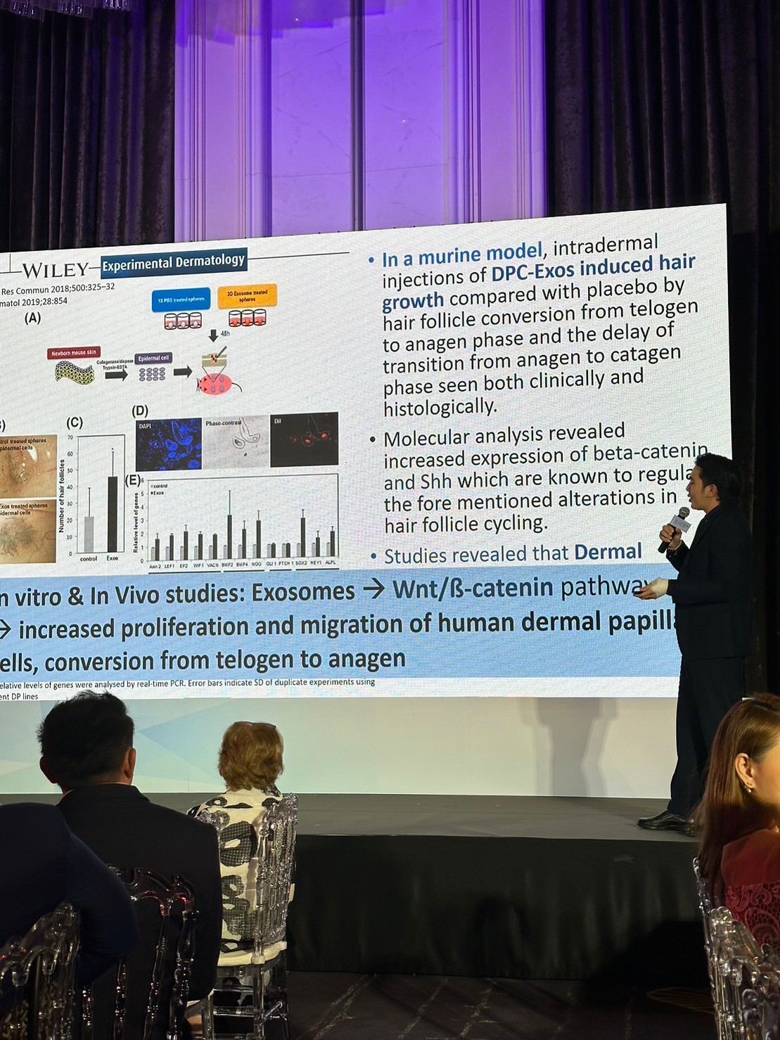 ผศ.นพ. ศุภะรุจ เลื่องอรุณ (หมอรุจ) ได้รับเชิญเป็นวิทยากร แชร์เทคนิคๆการดูแลหลุมสิว แผลเป็น ผมร่วงผมบางด้วยการใช้ Exosomes ในงานสัมมนา Exosome for Applications Medical Aesthetics ,New Paradigm in Regenerative Aesthetics : Science, Results & Protocol &q ผศ.นพ. ศุภะรุจ เลื่องอรุณ (หมอรุจ) ได้รับเชิญเป็นวิทยากร แชร์เทคนิคๆการดูแลหลุมสิว แผลเป็น ผมร่วงผมบางด้วยการใช้ Exosomes ในงานสัมมนา Exosome for Applications Medical Aesthetics ,New Paradigm in Regenerative Aesthetics : Science, Results & Protocol &q