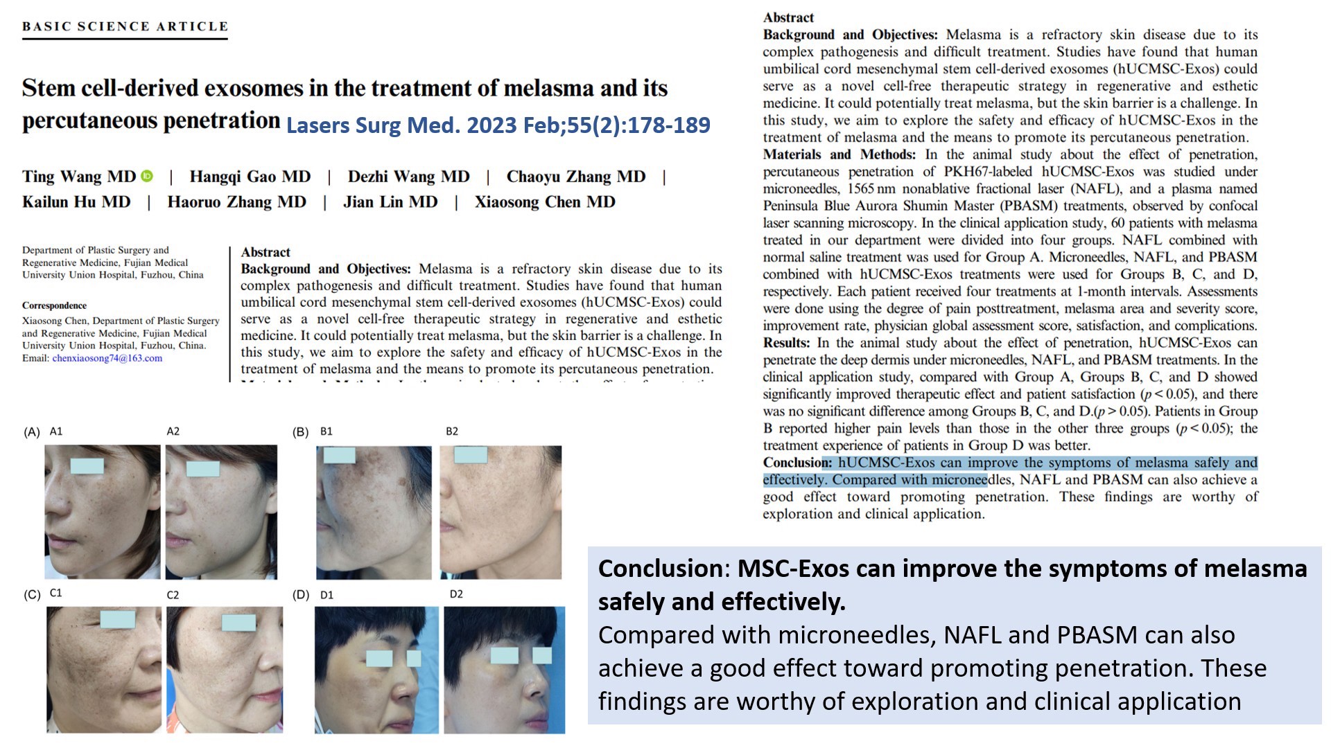 Exosomes มีบทบาทและกลไกในการดูแลฝ้า หรือไม่ & กลไกลเป็นอย่างไร ? Exosomes มีบทบาทและกลไกในการดูแลฝ้า หรือไม่ & กลไกลเป็นอย่างไร ?