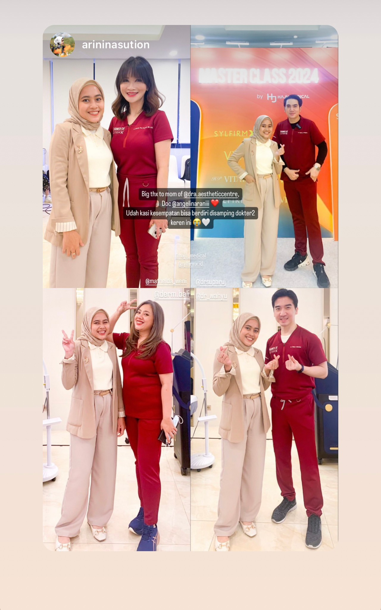 ผู้ช่วยศาสตราจารย์นายแพทย์ศุภะรุจ เลื่องอรุณ (หมอรุจ) ได้รับเกียรติรับเชิญมาเป็นวิทยากรแชร์และสอนเทคนิคแลการดูแลปัญหาสิว หลุมสิว แผลเป็น ผมร่วง ผมบางด้วยการใช้เข็มพลังงานคลื่นวิทยุ Pulsed Wave RF Microneedle ในงาน Master Class SYLFที่ประเทศอินโดนีเซียครับ ผู้ช่วยศาสตราจารย์นายแพทย์ศุภะรุจ เลื่องอรุณ (หมอรุจ) ได้รับเกียรติรับเชิญมาเป็นวิทยากรแชร์และสอนเทคนิคแลการดูแลปัญหาสิว หลุมสิว แผลเป็น ผมร่วง ผมบางด้วยการใช้เข็มพลังงานคลื่นวิทยุ Pulsed Wave RF Microneedle ในงาน Master Class SYLFที่ประเทศอินโดนีเซียครับ