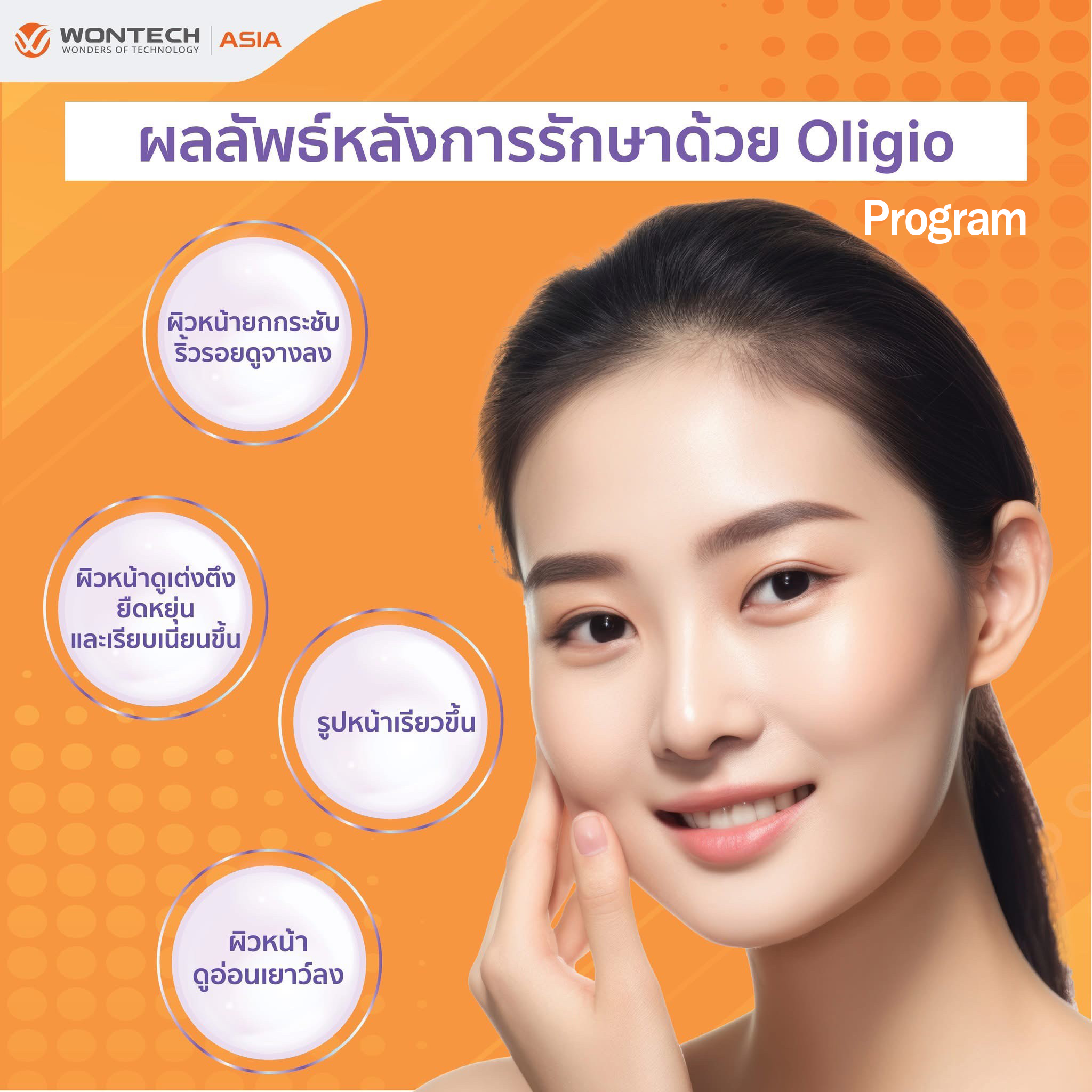 คำถามยอดฮิต นวัตกรรมกระชับผิวโปรแกรม Oligio