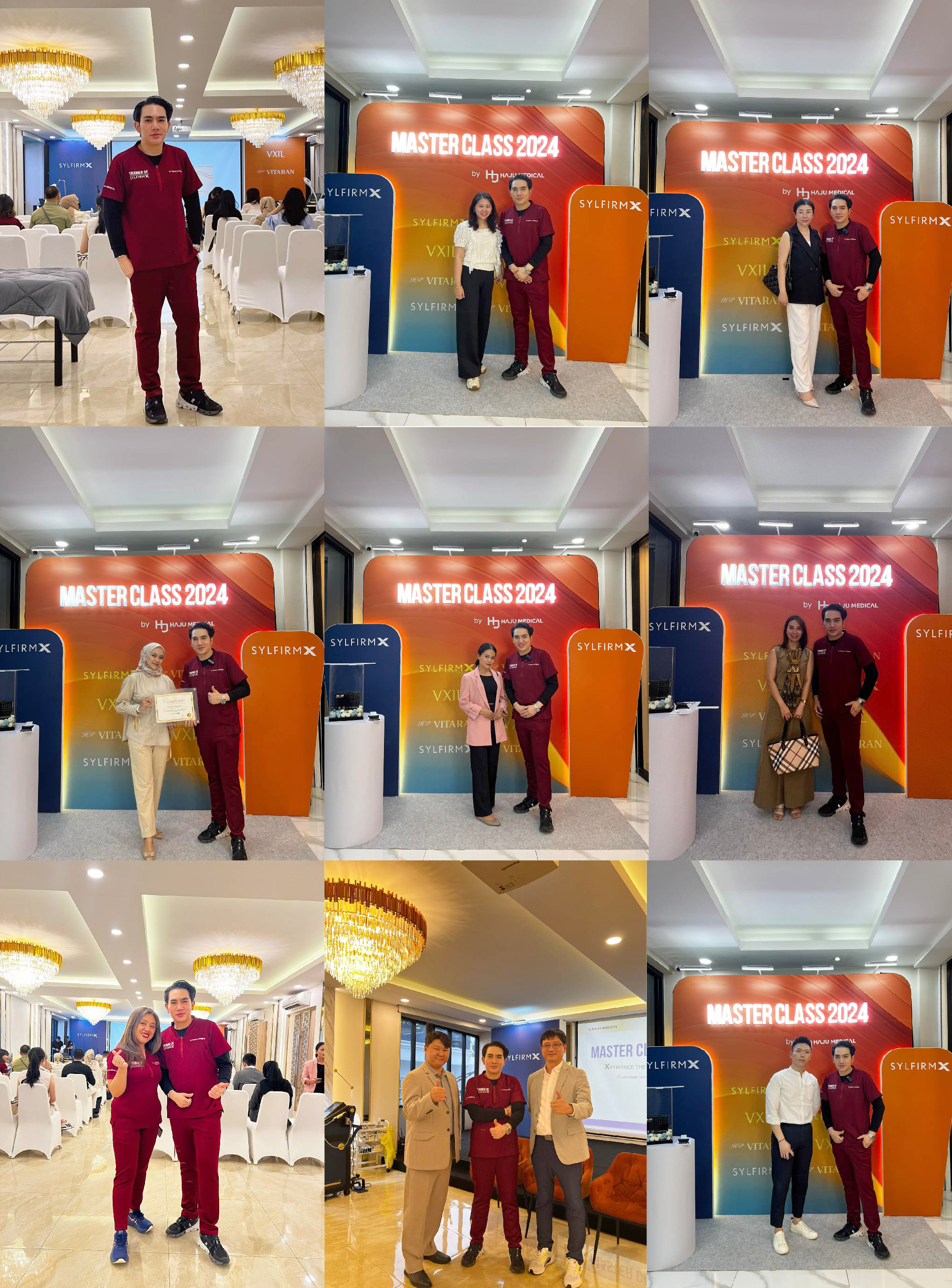 ผู้ช่วยศาสตราจารย์นายแพทย์ศุภะรุจ เลื่องอรุณ (หมอรุจ) ได้รับเกียรติรับเชิญมาเป็นวิทยากรแชร์และสอนเทคนิคแลการดูแลปัญหาสิว หลุมสิว แผลเป็น ผมร่วง ผมบางด้วยการใช้เข็มพลังงานคลื่นวิทยุ Pulsed Wave RF Microneedle ในงาน Master Class SYLFที่ประเทศอินโดนีเซียครับ ผู้ช่วยศาสตราจารย์นายแพทย์ศุภะรุจ เลื่องอรุณ (หมอรุจ) ได้รับเกียรติรับเชิญมาเป็นวิทยากรแชร์และสอนเทคนิคแลการดูแลปัญหาสิว หลุมสิว แผลเป็น ผมร่วง ผมบางด้วยการใช้เข็มพลังงานคลื่นวิทยุ Pulsed Wave RF Microneedle ในงาน Master Class SYLFที่ประเทศอินโดนีเซียครับ