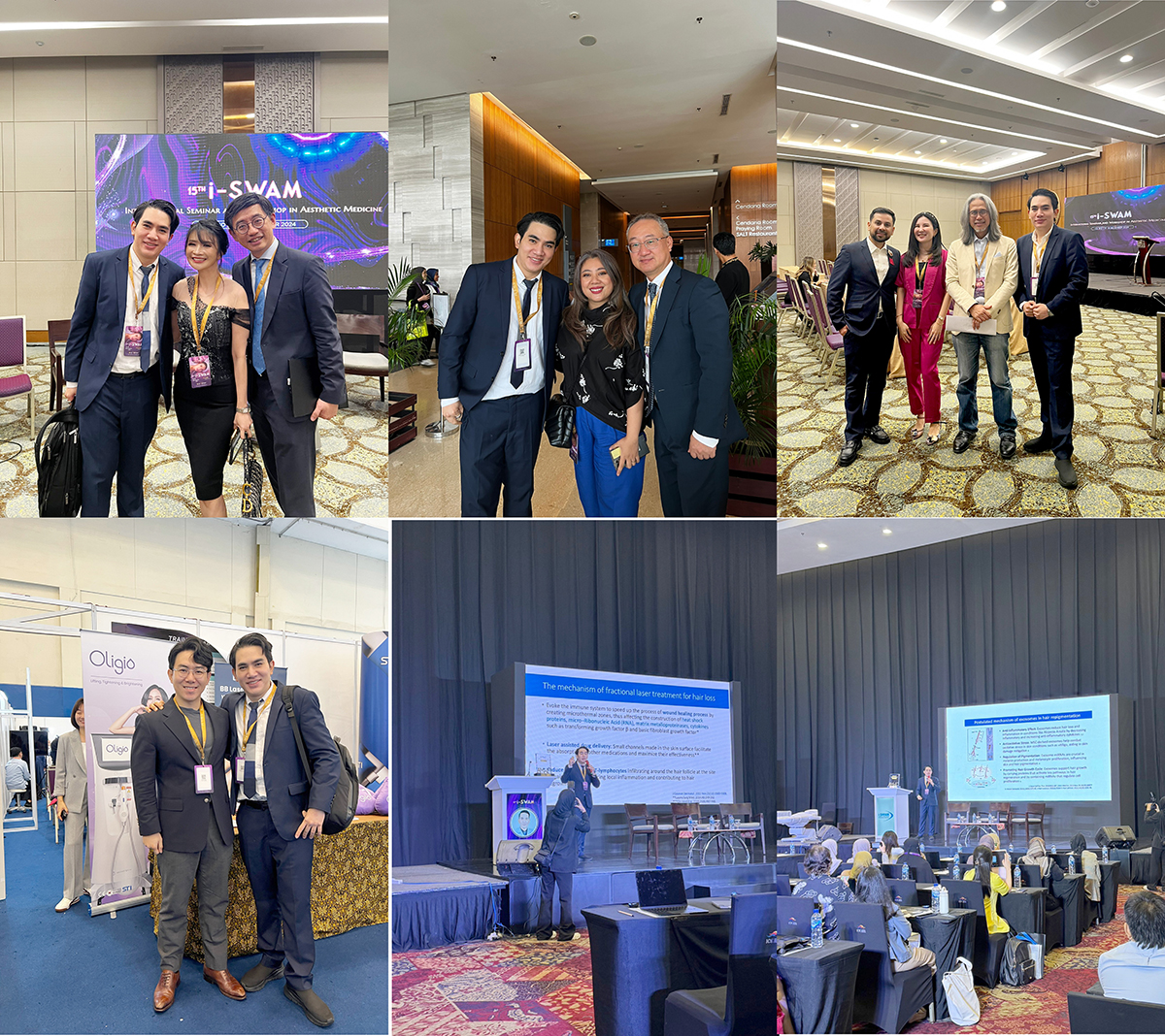 ผศ. นพ. ศุภะรุจ เลื่องอรุณ (หมอรุจ) ได้รับเกียรติเป็นวิทยากรบรรยายเทคนิคเทคนิคการใช้เลเซอร์ดูแลปัญหาผิวหน้าและเส้นผม โดยเฉพาะปัญหาหลุมสิว แผลเป็น ผมร่วงผมบาง และการใชั Exosomes ในงานประชุม นานาชาติ 15TH I-SWAM 2024 iSWAM -International Seminar and Workshop in Aesthetic Medicine ผศ. นพ. ศุภะรุจ เลื่องอรุณ (หมอรุจ) ได้รับเกียรติเป็นวิทยากรบรรยายเทคนิคเทคนิคการใช้เลเซอร์ดูแลปัญหาผิวหน้าและเส้นผม โดยเฉพาะปัญหาหลุมสิว แผลเป็น ผมร่วงผมบาง และการใชั Exosomes ในงานประชุม นานาชาติ 15TH I-SWAM 2024 iSWAM -International Seminar and Workshop in Aesthetic Medicine