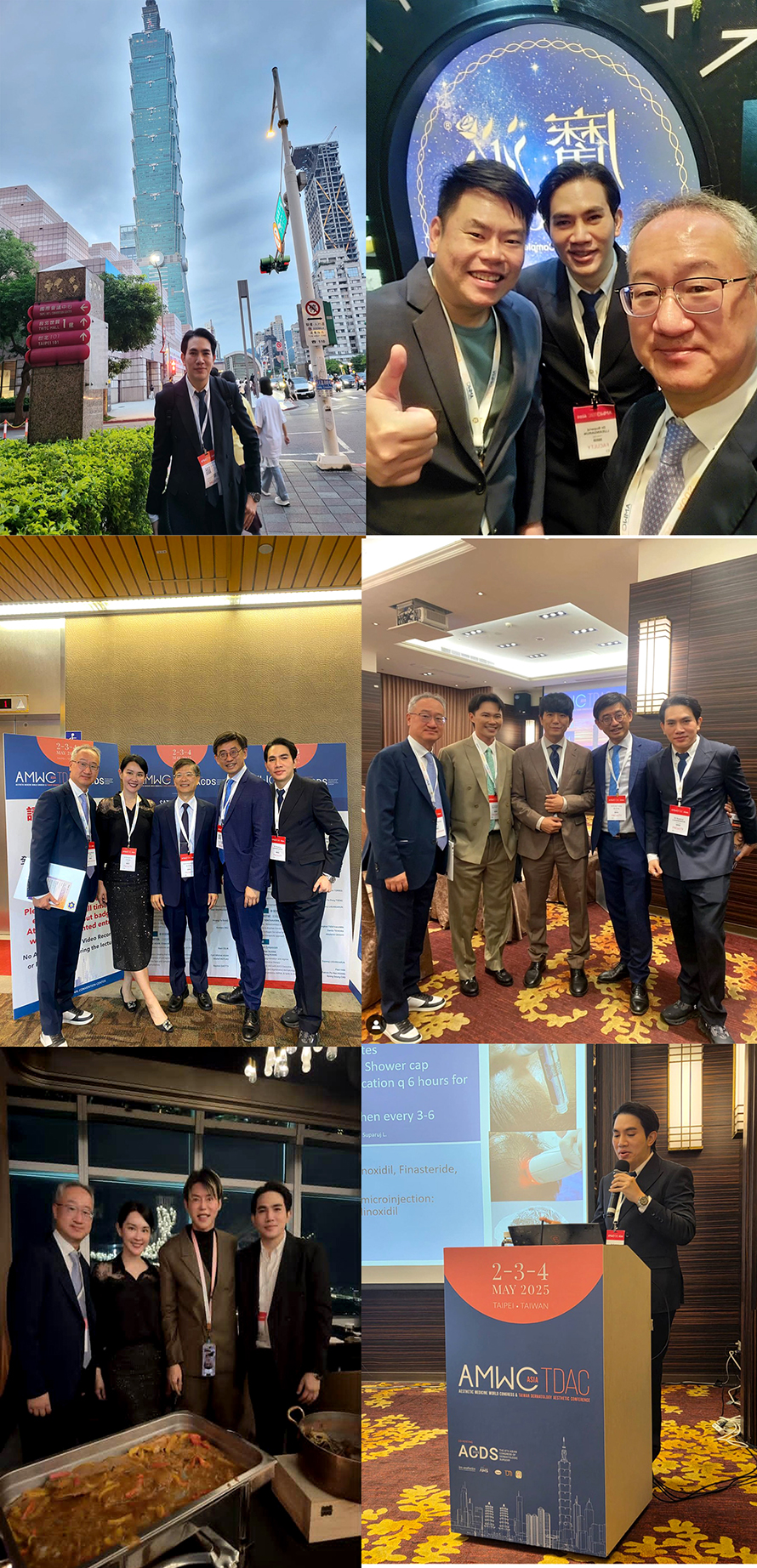 หมอรุจเป็นวิทยากรบรรยายการ รักษาผมร่วงผมบาง การใช้เลเซอร์ และ โปรแกรมexosomes AMWC ASIA 2025 ครับ AESTHETIC & ANTI-AGING MEDICINE WORLD CONGRESS ASIA AMWC TAIPEI 2025 TW หมอรุจเป็นวิทยากรบรรยายการ รักษาผมร่วงผมบาง การใช้เลเซอร์ และ โปรแกรมexosomes AMWC ASIA 2025 ครับ AESTHETIC & ANTI-AGING MEDICINE WORLD CONGRESS ASIA AMWC TAIPEI 2025 TW