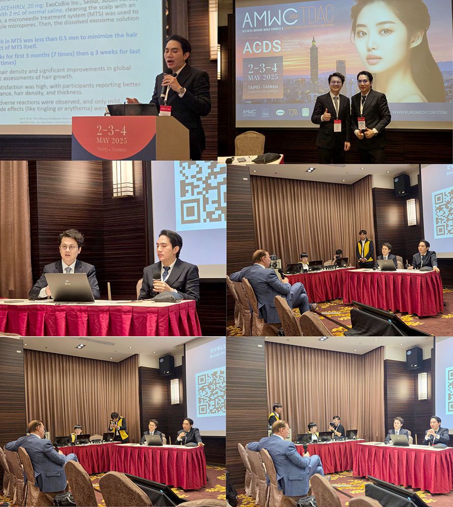 หมอรุจเป็นวิทยากรบรรยายการ รักษาผมร่วงผมบาง การใช้เลเซอร์ และ โปรแกรมexosomes AMWC ASIA 2025 ครับ AESTHETIC & ANTI-AGING MEDICINE WORLD CONGRESS ASIA AMWC TAIPEI 2025 TW หมอรุจเป็นวิทยากรบรรยายการ รักษาผมร่วงผมบาง การใช้เลเซอร์ และ โปรแกรมexosomes AMWC ASIA 2025 ครับ AESTHETIC & ANTI-AGING MEDICINE WORLD CONGRESS ASIA AMWC TAIPEI 2025 TW