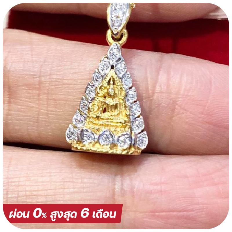 The Buddha Chinnarat necklace diamond