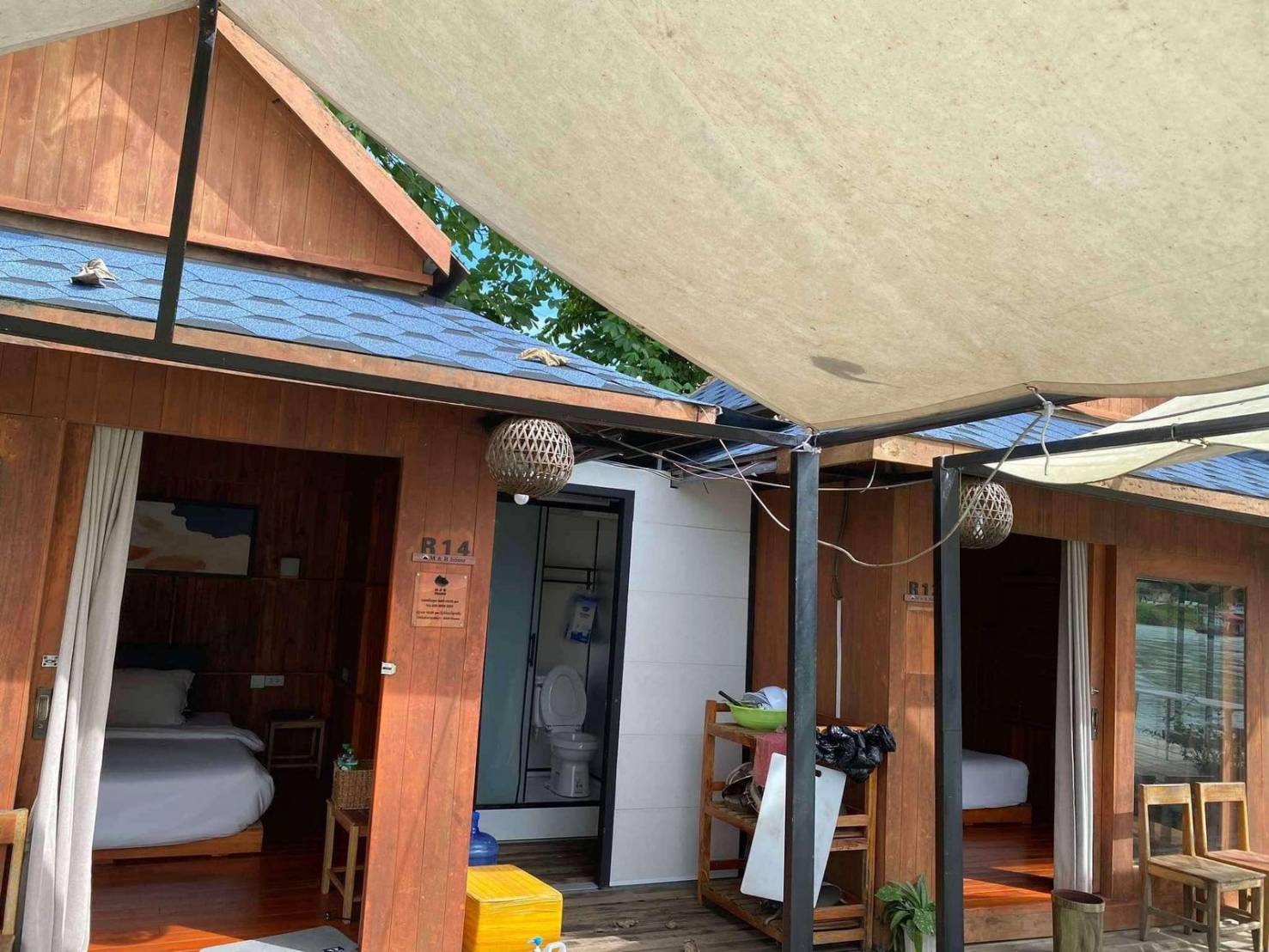 M&R House1 วิวริมน้ำและพื้นที่พักผ่อน