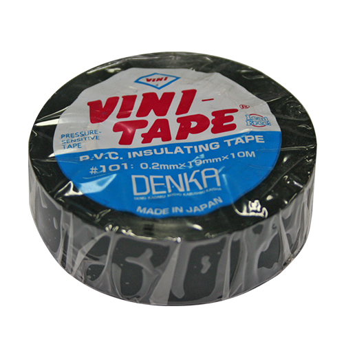 PVC Electric Tape, Black 20Meter 101 Vini