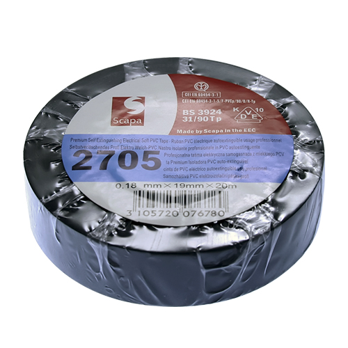 Premium Self Extinguish Electric (Soft PVC Tape) 2705 SCAPA