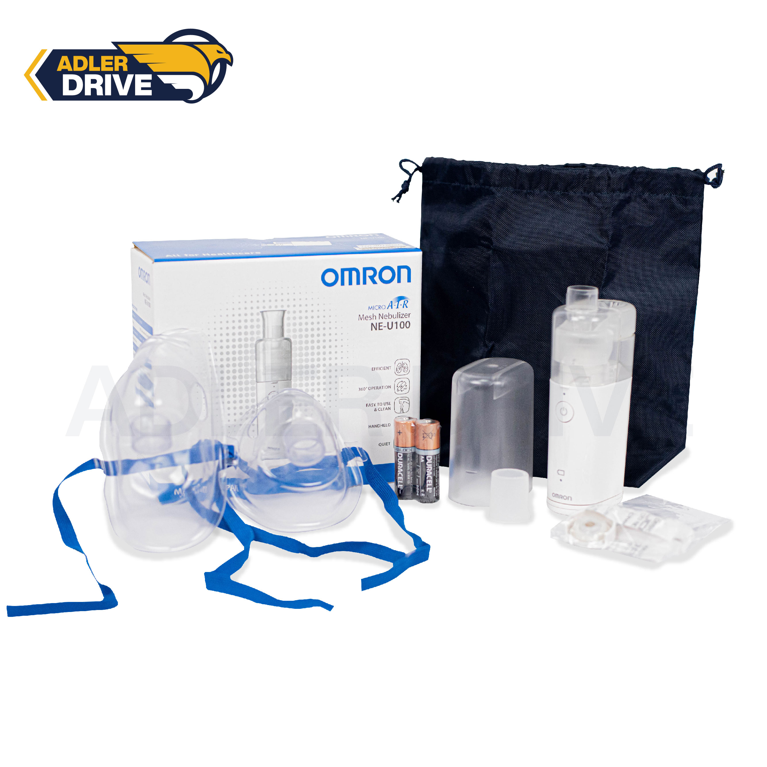 เครื่องพ่นยาระบบ Mesh Nebulizer ขนาดพกพา ยี่ห้อ Omron รุ่น NE-U100