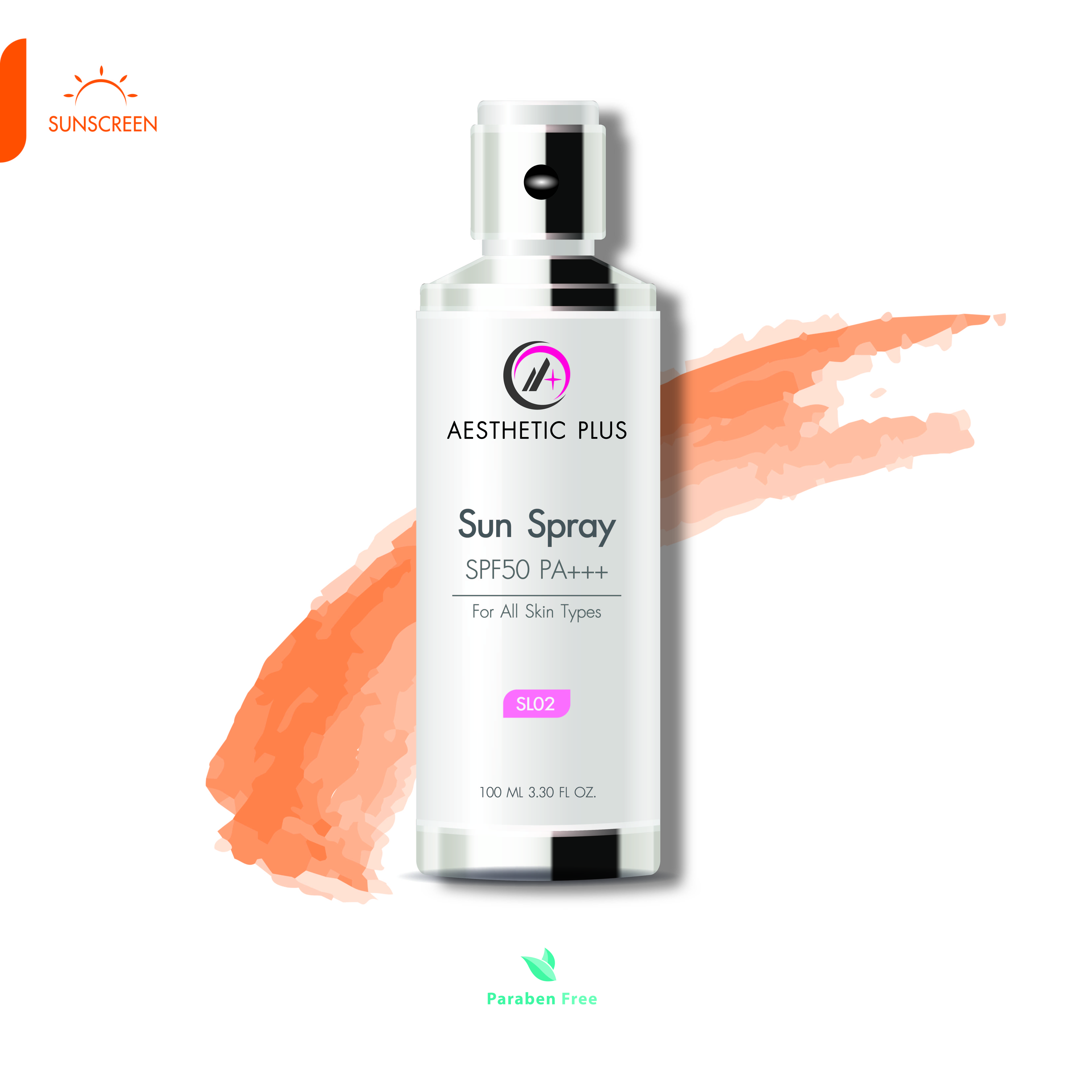 SL02  :  Sun Spray SPF50 PA+++ สเปรย์กันแดด / For All Skin Types 