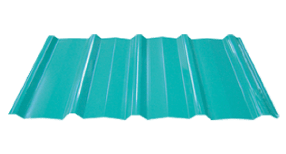 สีหลังคาเมทัลชีท สีเขียวบางจาก