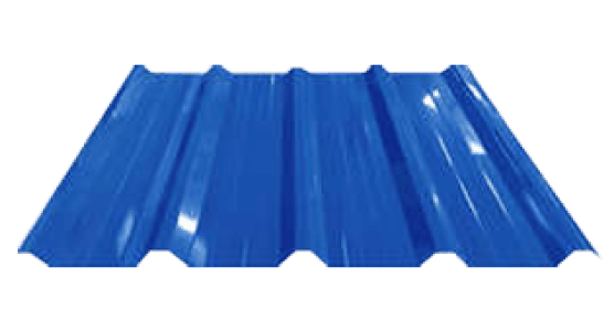สีหลังคาบ้านเมทัลชีท สีน้ำเงิน