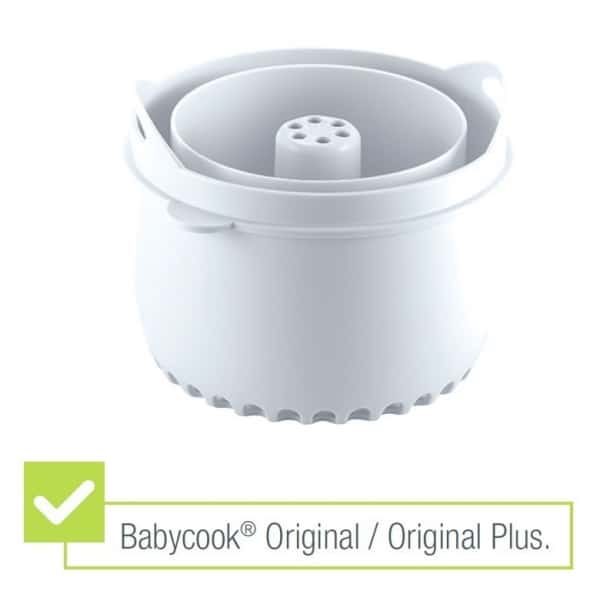 อุปกรณ์ภาชนะ ใช้นึ่งข้าว พาสต้า มธัญพืช Pasta / Rice cooker - Babycook® Original - WHITE