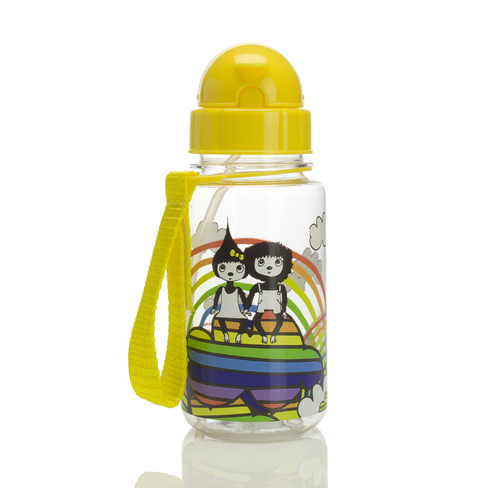 Zip & Zoe แก้วหลอดดูด Drinking Bottle with Straw - Rainbow