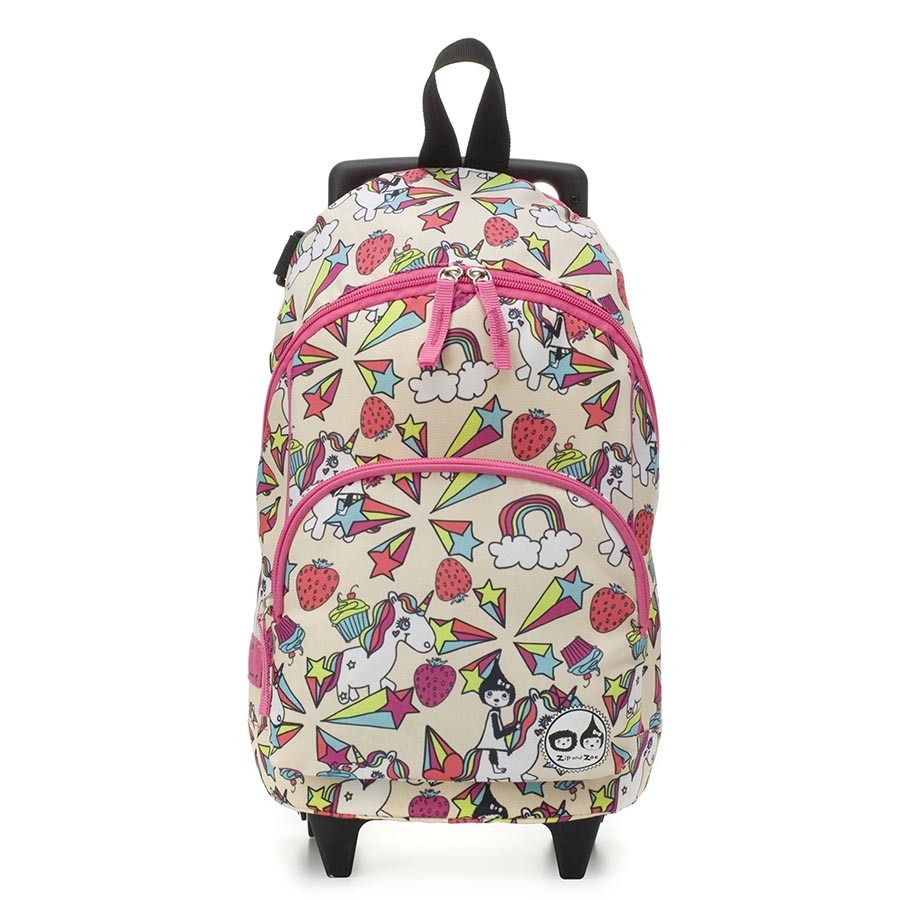 colourful trolley bags