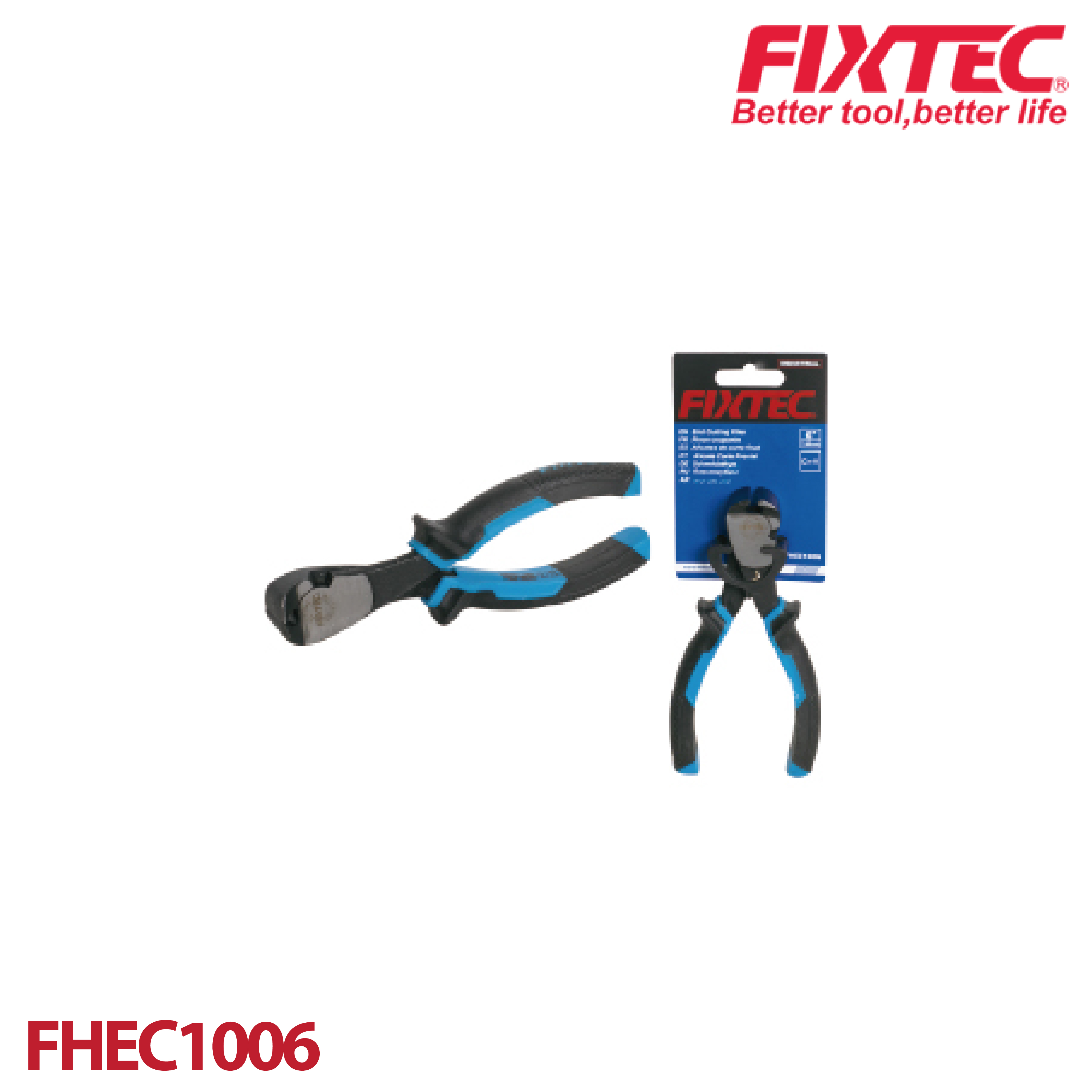 คีมตัดปากนกแก้ว 6" FIXTEC FHEC1006