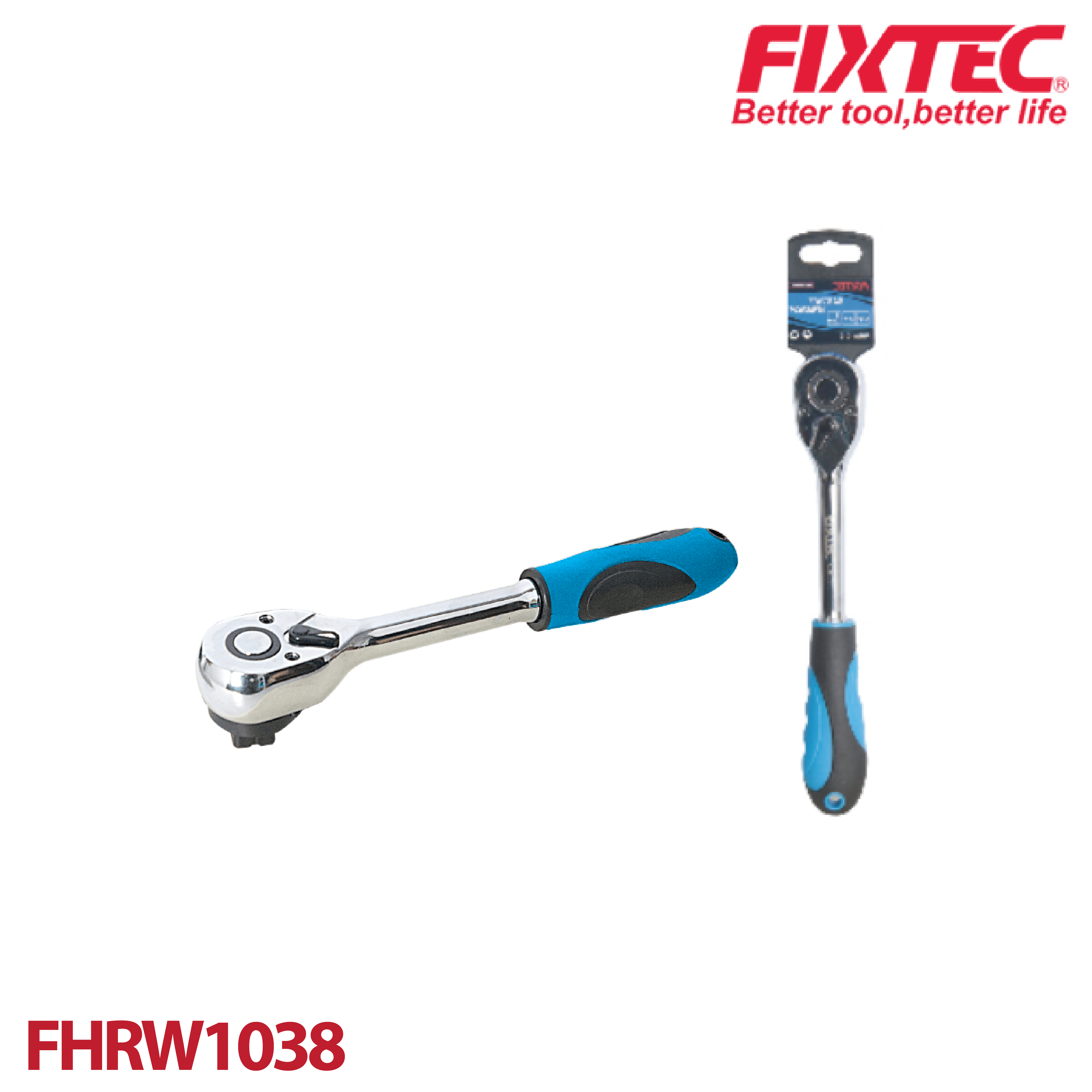 ประแจขันบล็อค 3/8" FIXTEC FHRW1038