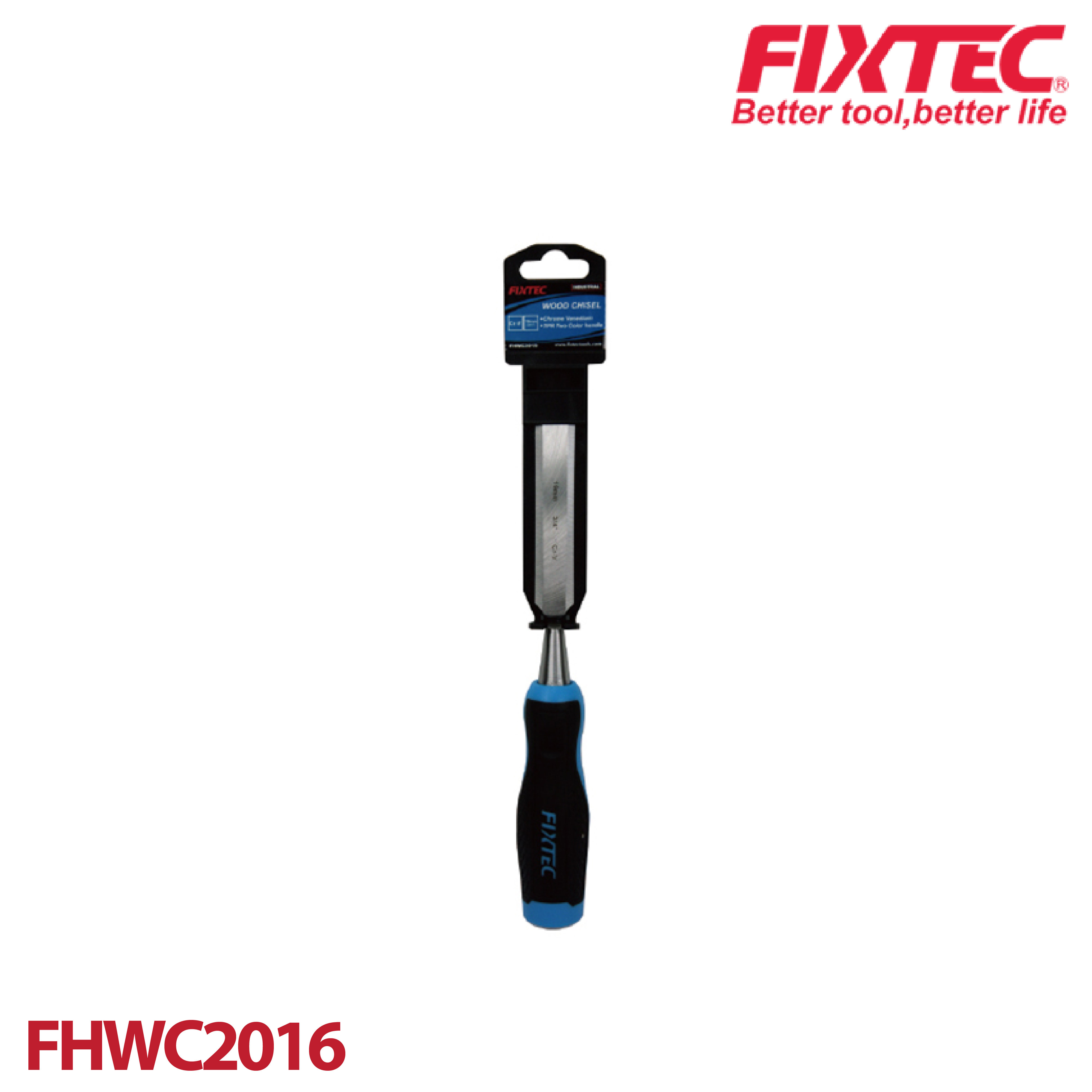 สิ่วลบเหลี่ยม 16mm FIXTEC FHWC2016
