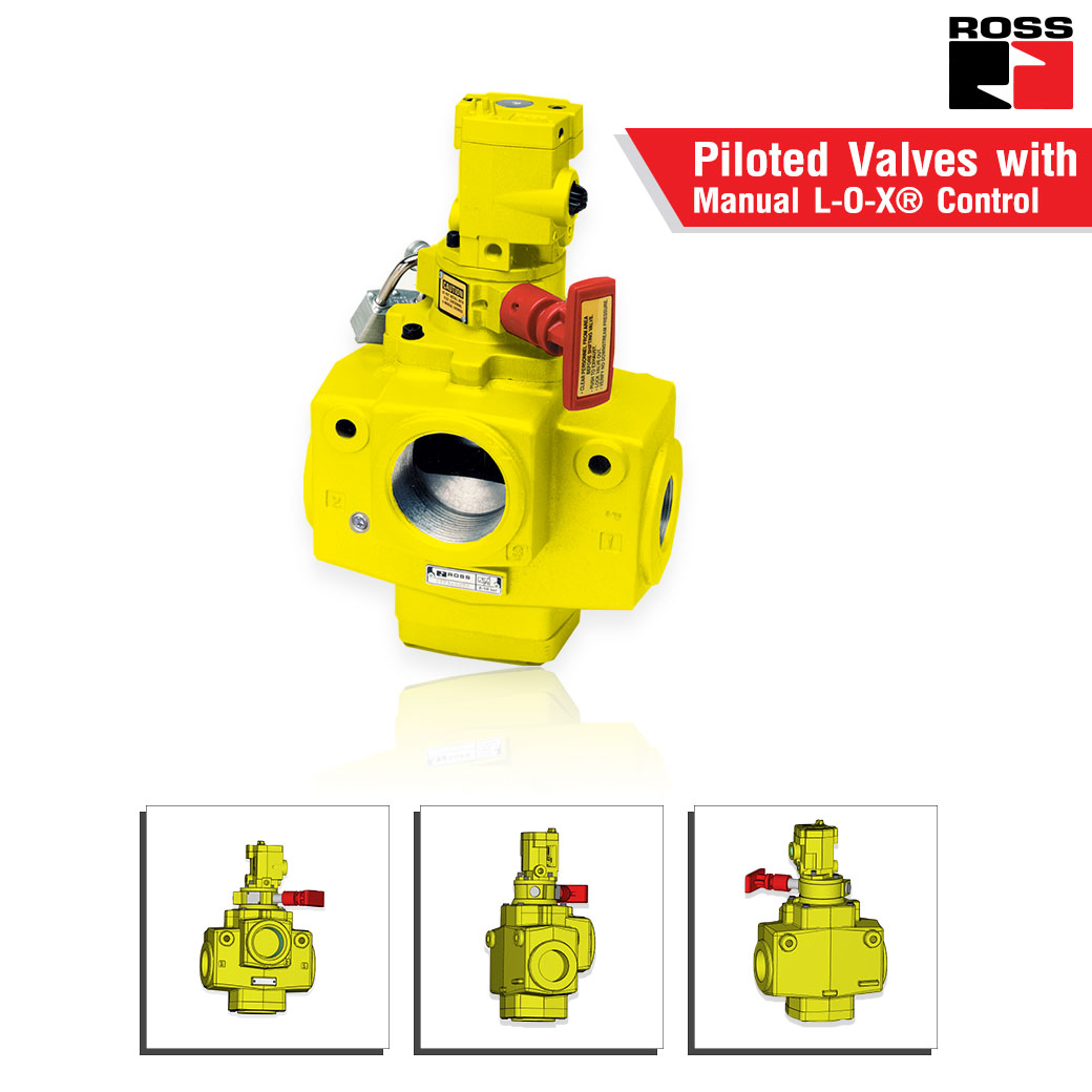 Piloted Valves with Manual L-O-X® Control 27 Series