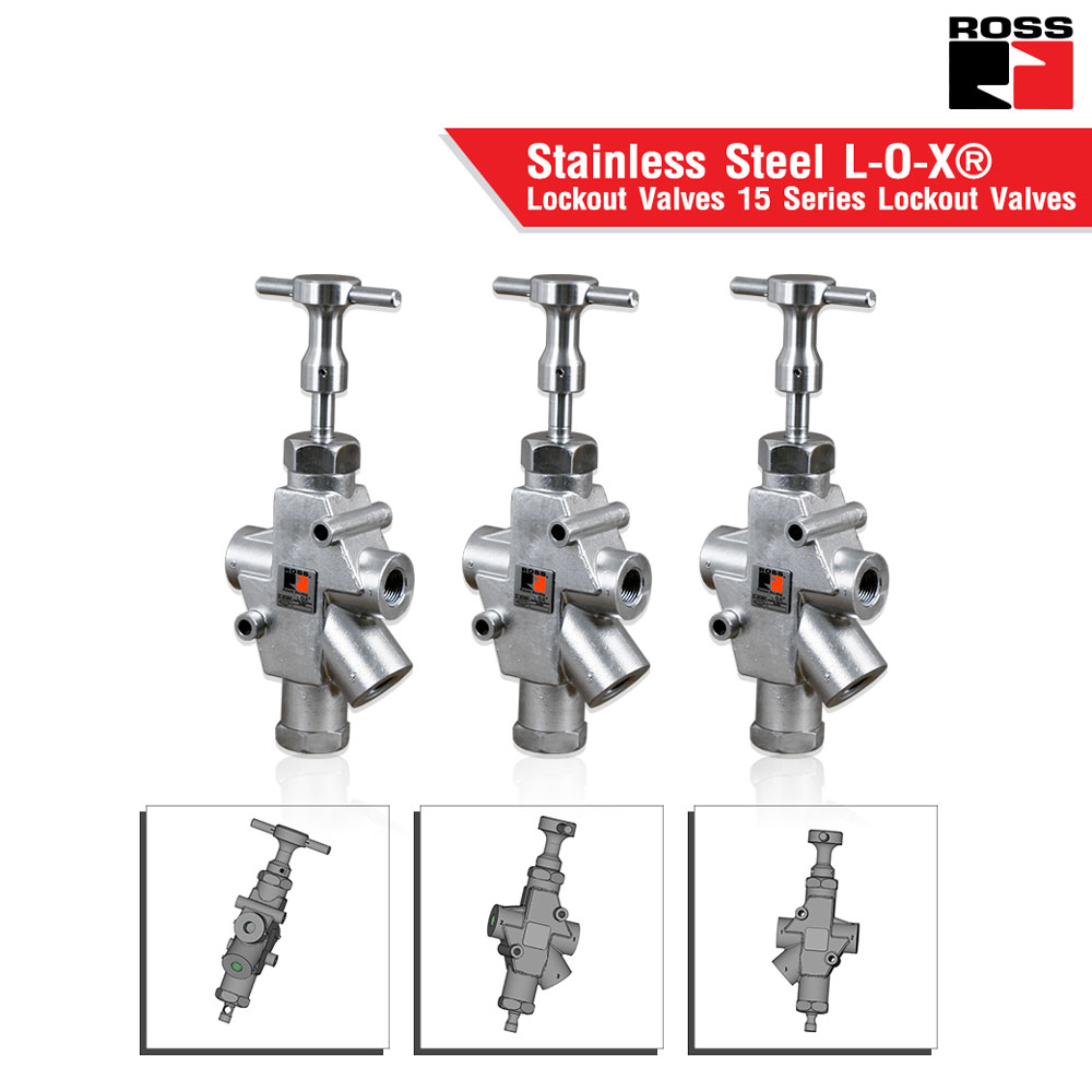 Stainless Steel L-O-X® Lockout Valves | 15 Series Lockout Valves