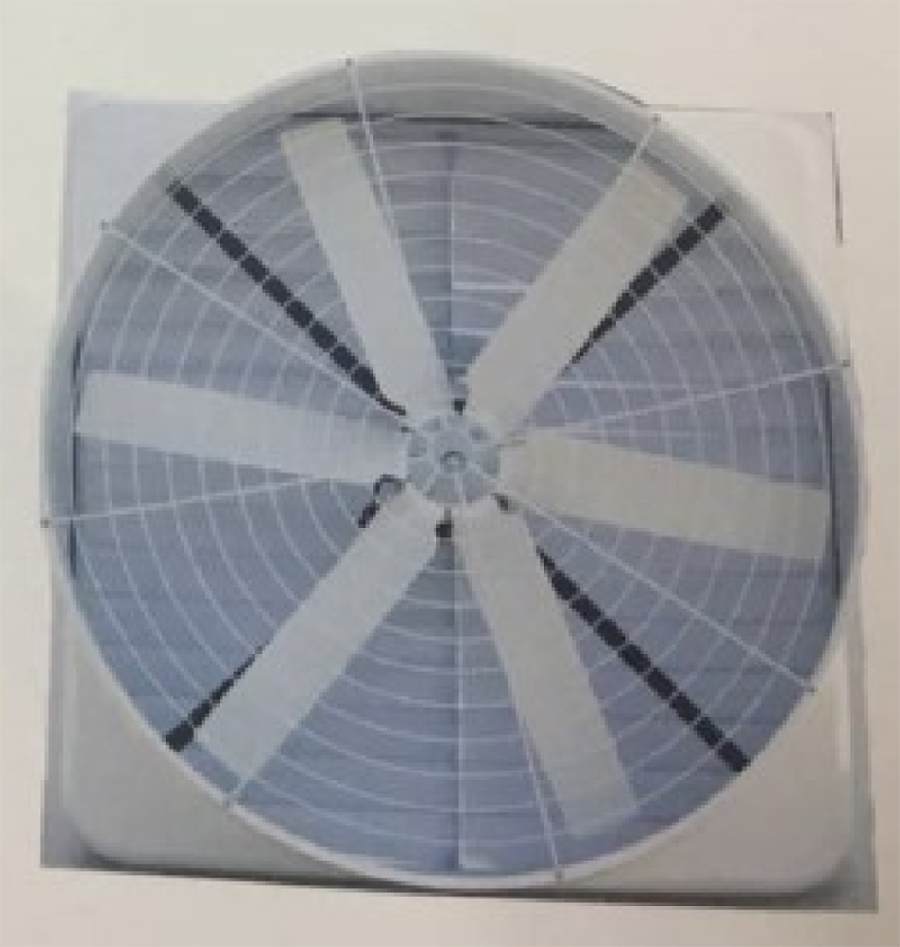 HY Series FRP Nagetive Pressure Exhaust Fan with FRP Motor Support