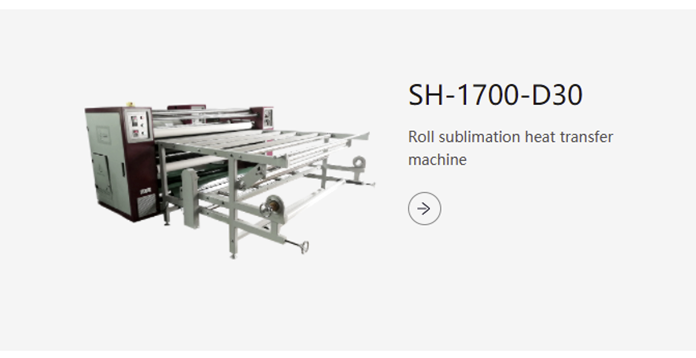 Roll sublimation heat transfer machine