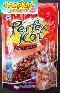 อาหารแมว เพอร์เฟค แคท Perfex Kat สำหรับแมวทุกช่วงวัย 500g.