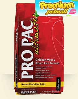 อาหารสุนัข Propac Ault Chicken Meal & Brown Rice  สูตรสุนัขพันธุ์โตทุกสายพันธุ์ ขนาด 12 กก.